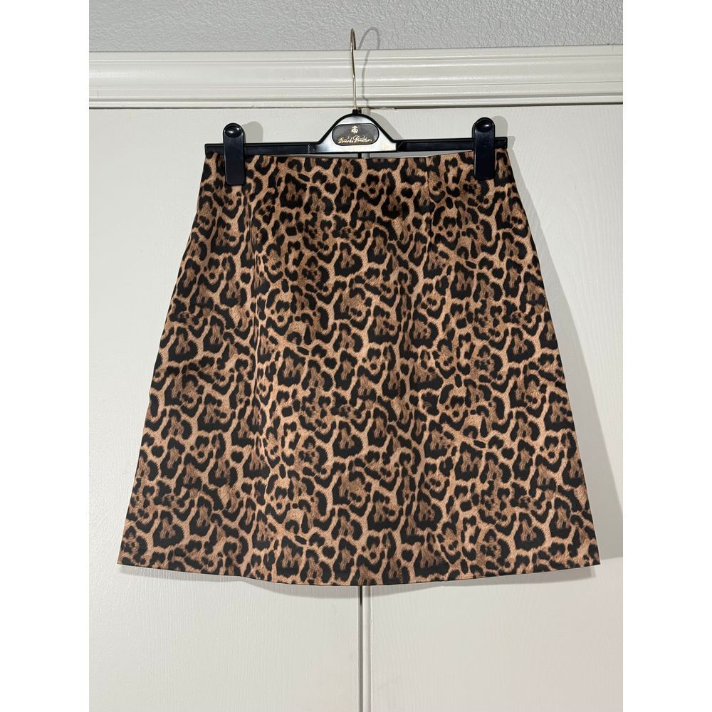 NWT J. Crew Sz 4 Collection Leopard-print wrap skirt in Duchese Satin  $128 - Picture 3 of 11
